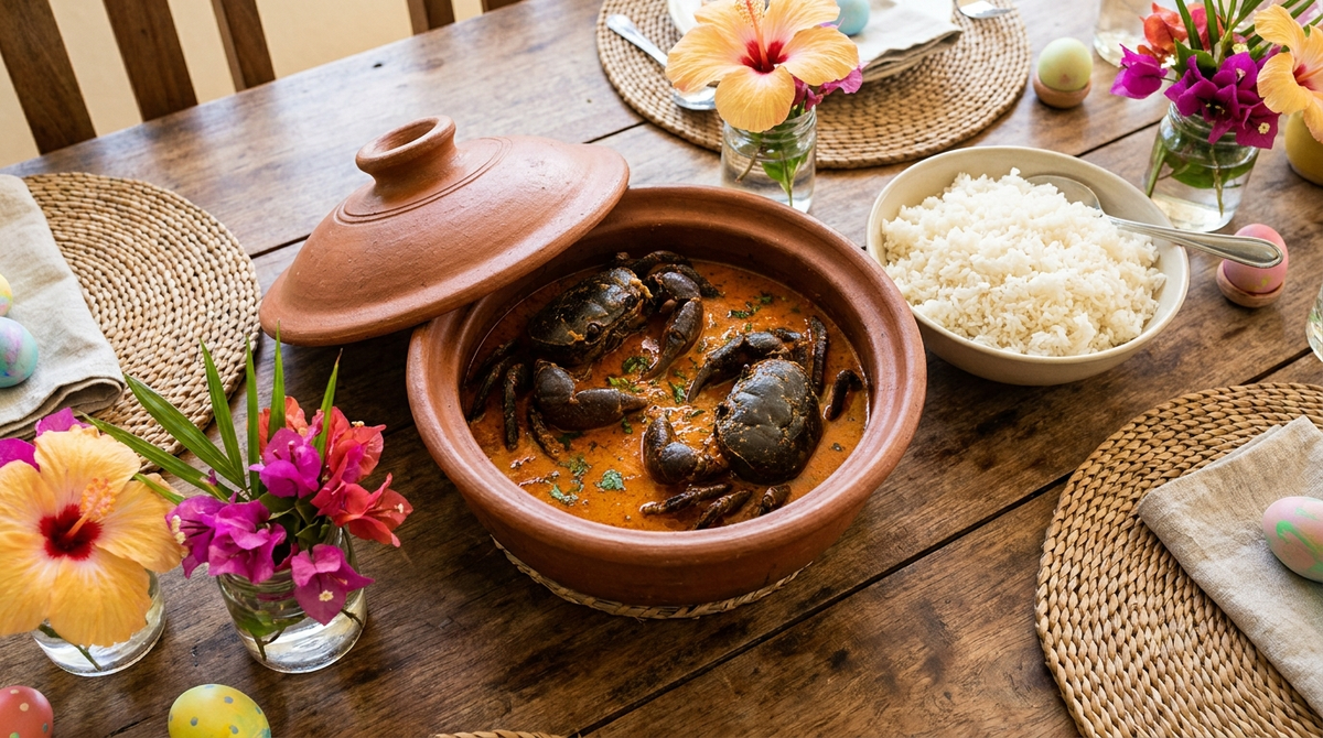 Matoutou de crabe traditionnel de Pâques